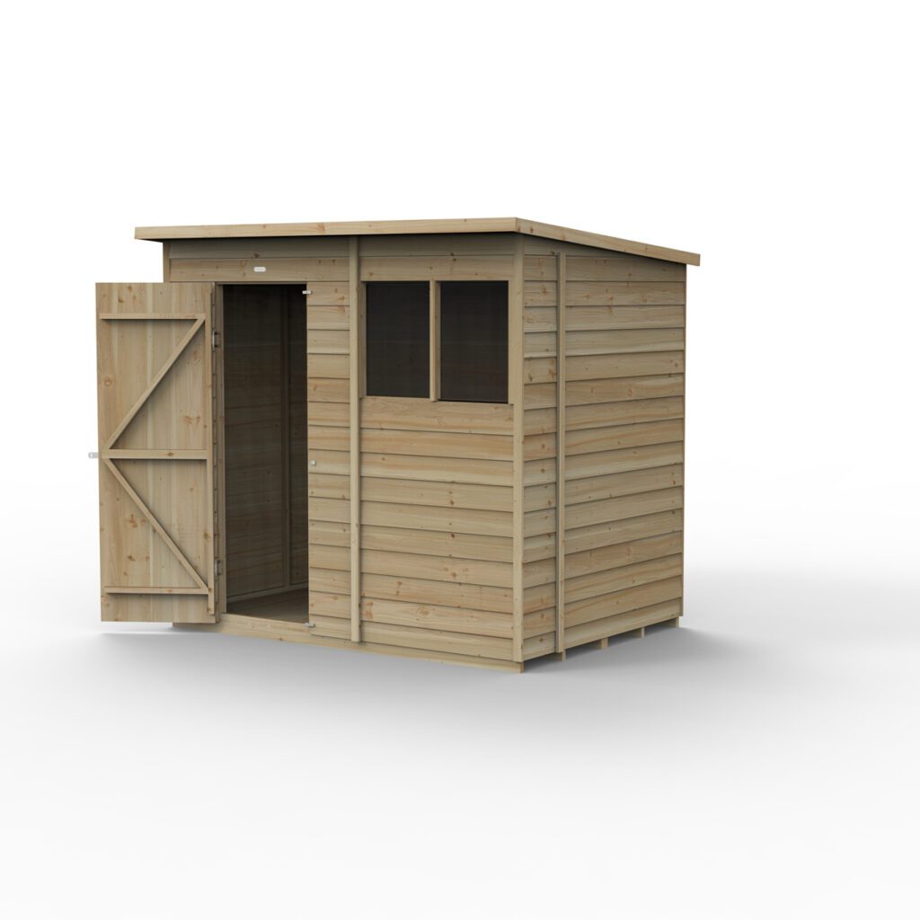 4LIFE Pent Shed 7×5 – Single Door – 2 Windows 5013053200445 2